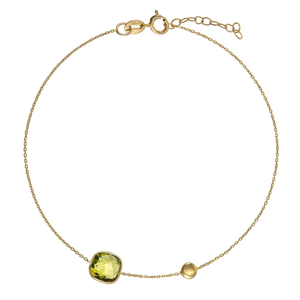 Βραχιόλι με Cushion Cut Πέτρα