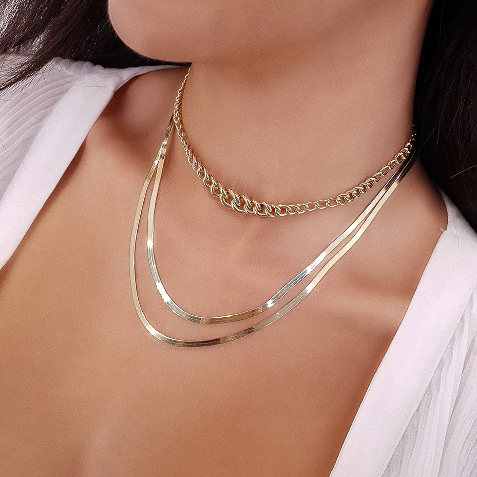 Κολιέ Αλυσιδωτό Κουρμέτ Ντεγκραντέ