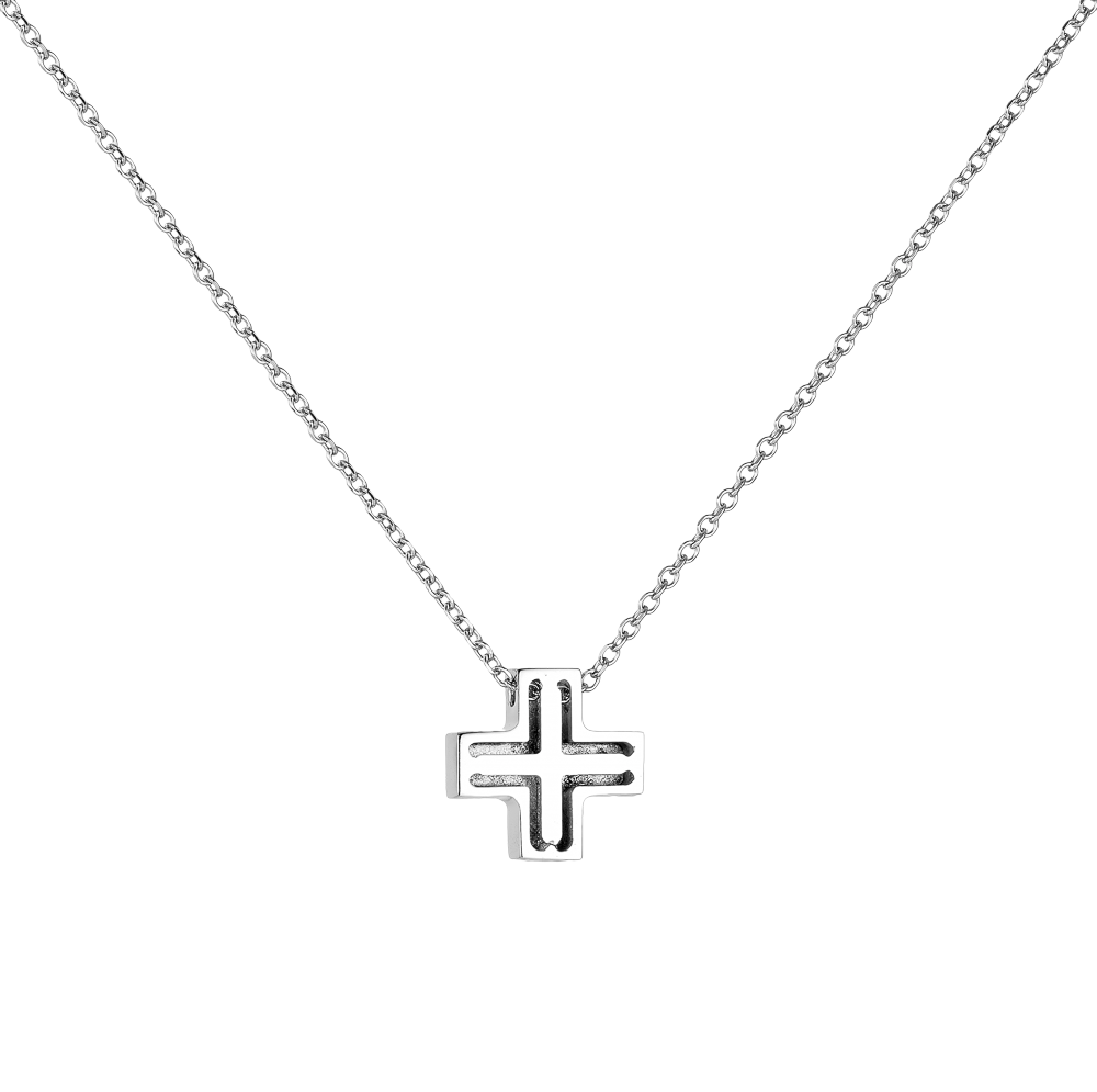 Σταυρός με Αλυσίδα 9 Καρατίων 