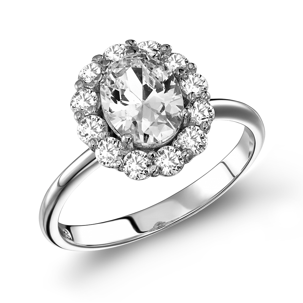 Δαχτυλίδι Ροζέτα Ασήμι