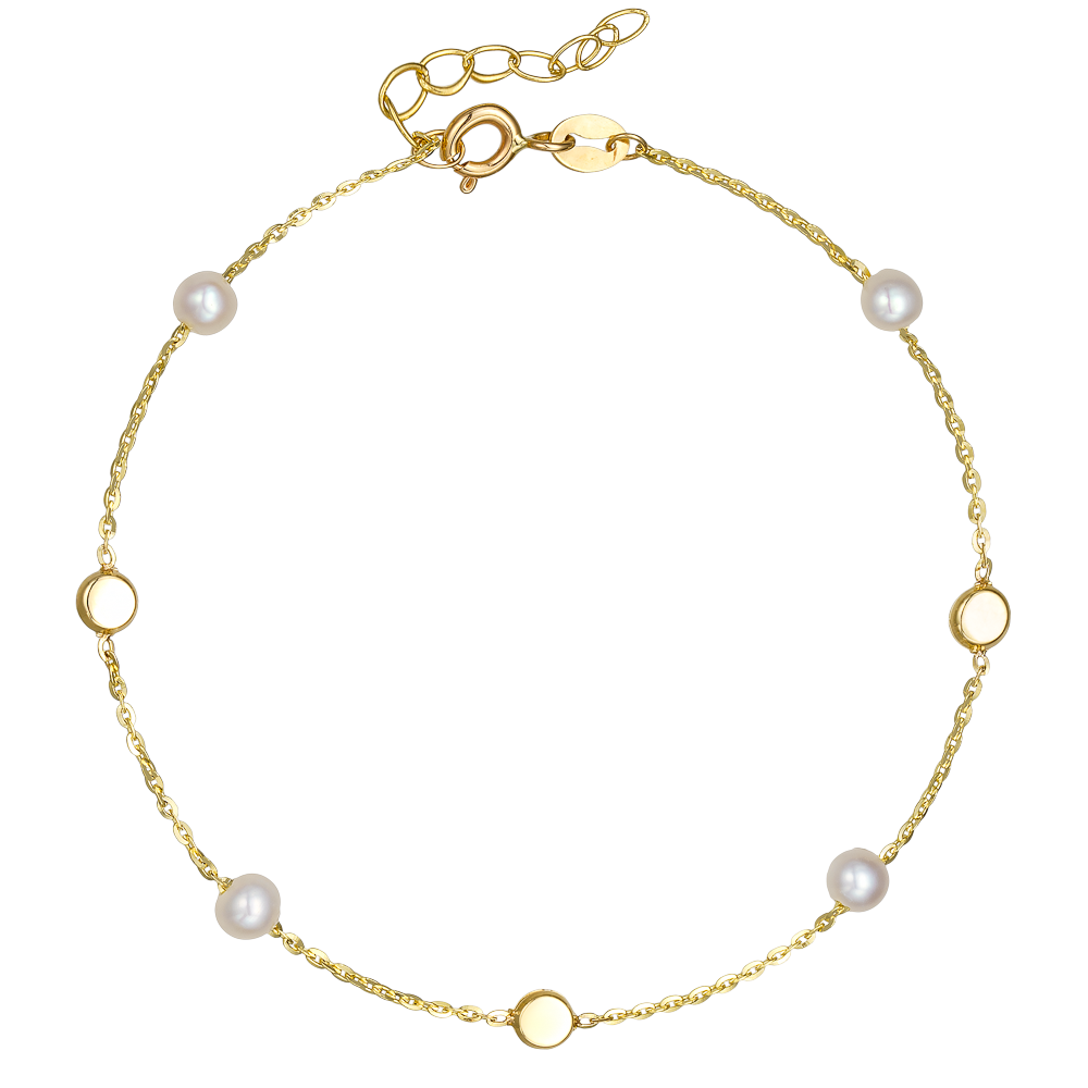 Βραχιόλι Αλυσιδωτό με Μαργαριτάρια