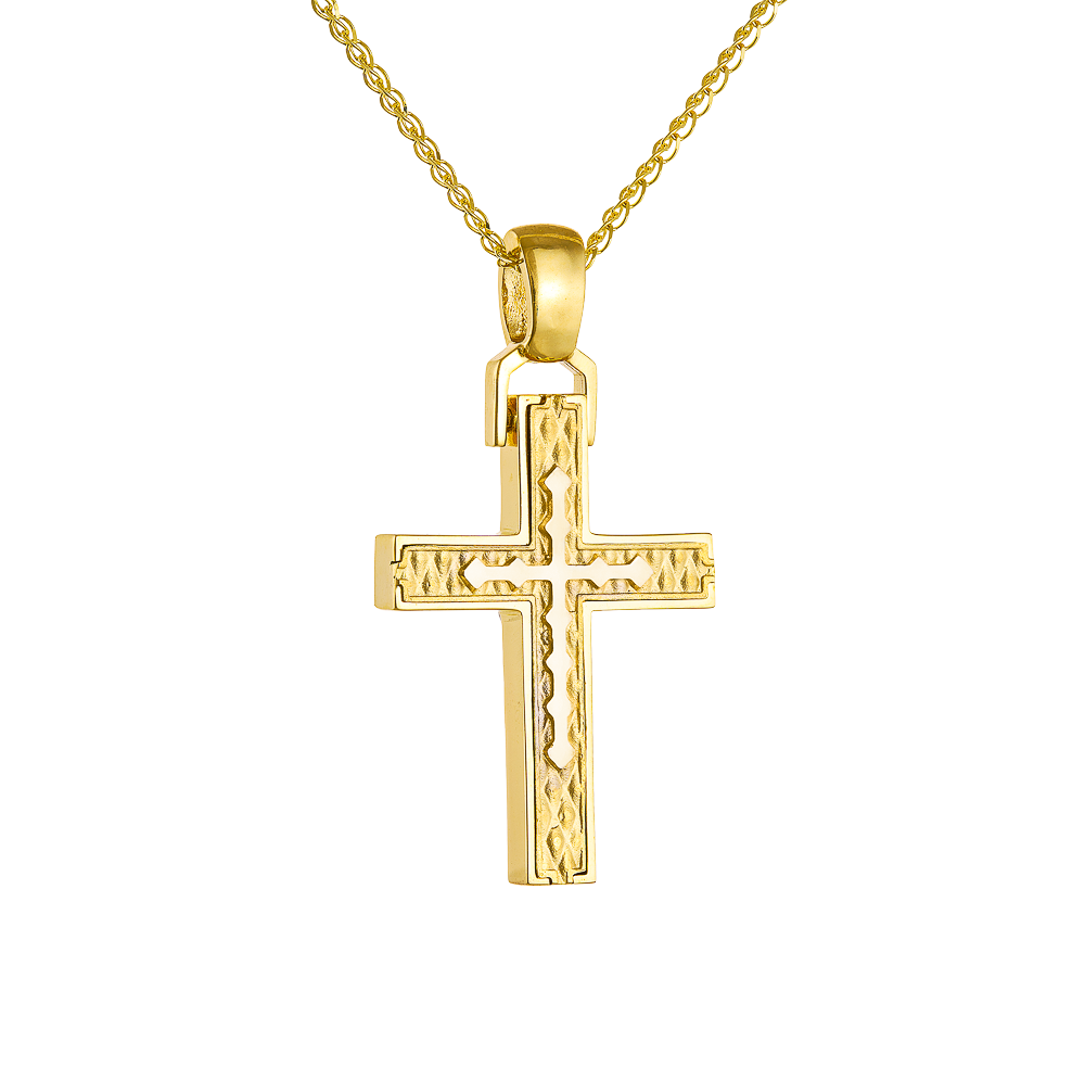 Ανδρικός Σταυρός με Εσταυρωμένο 