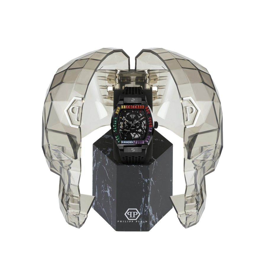 PHILIPP PLEIN THE SKELETON AUTOMATIC BLACK RAINBOW