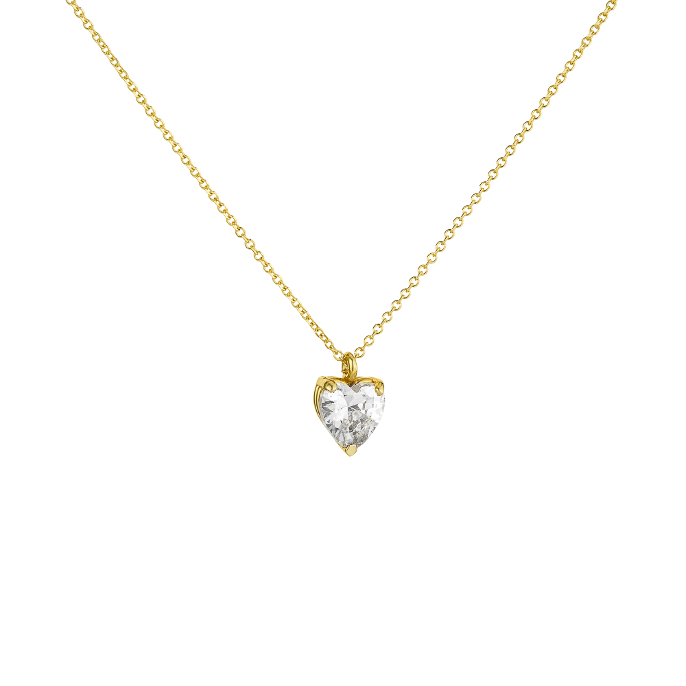 Κολιέ με Καρδιά 9 Καρατίων