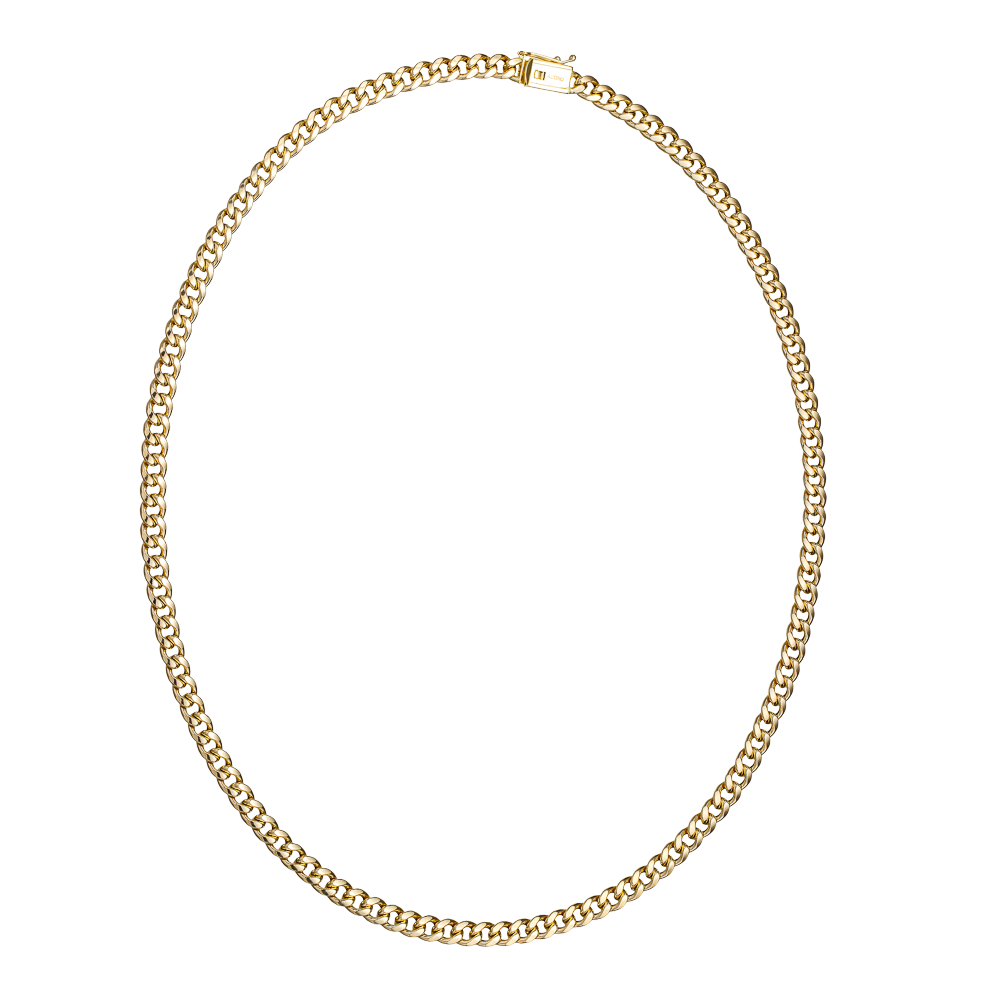 Πλακέ Αλυσίδα 14 Καρατίων