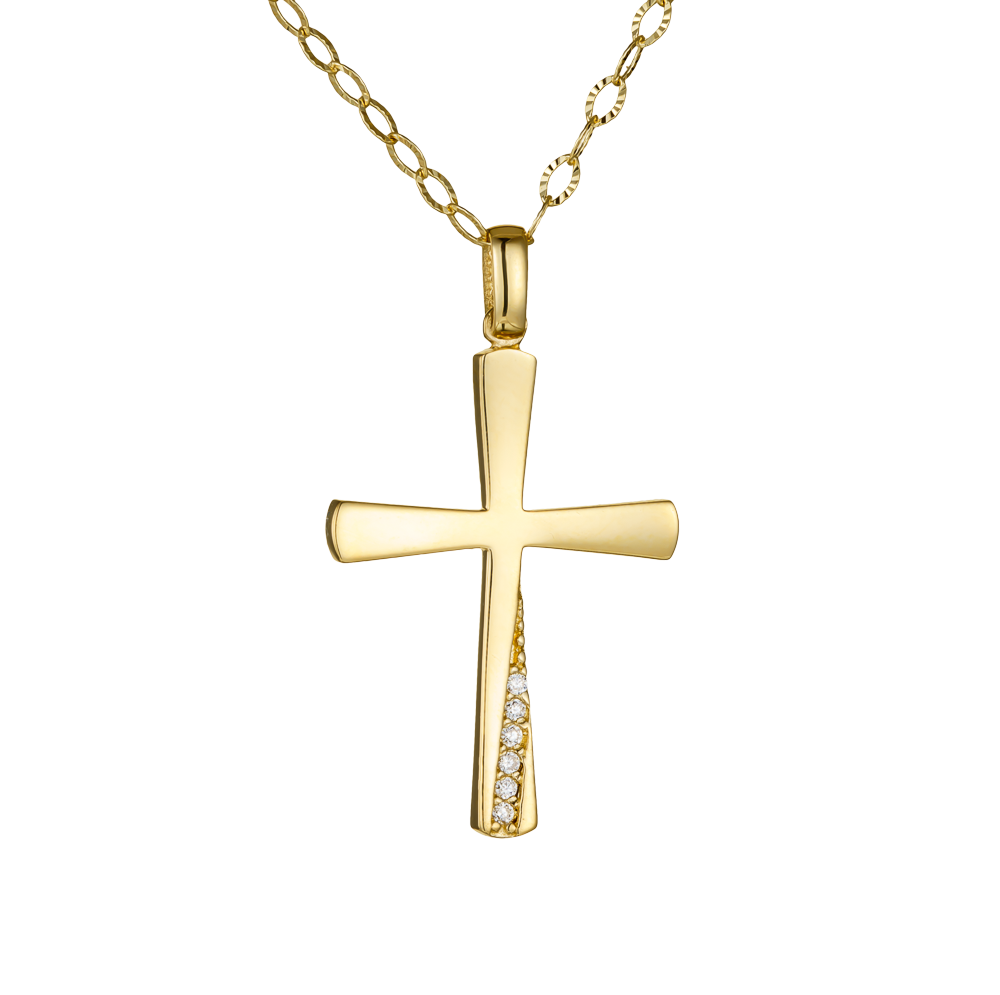 Σταυρός Γυναικείος 14 Καρατίων