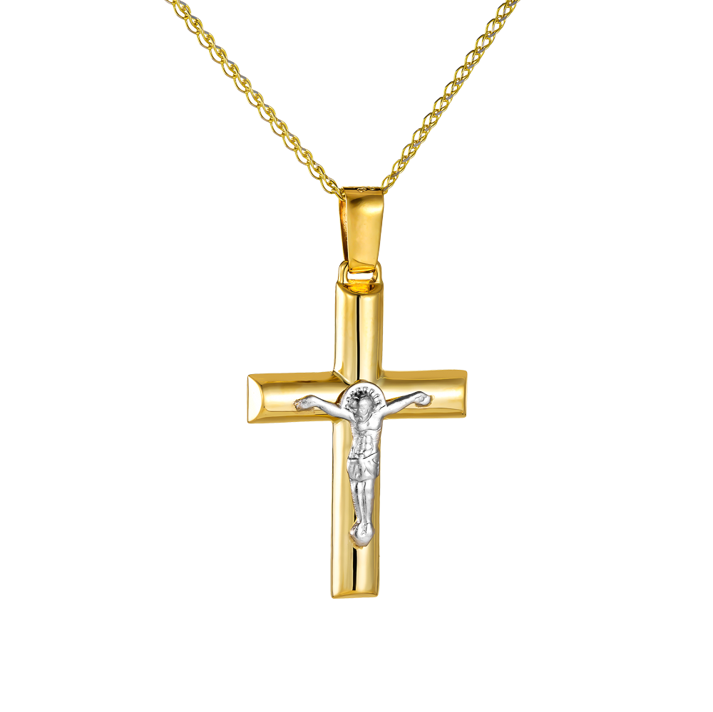 Ανδρικός Σταυρός με Εσταυρωμένο 