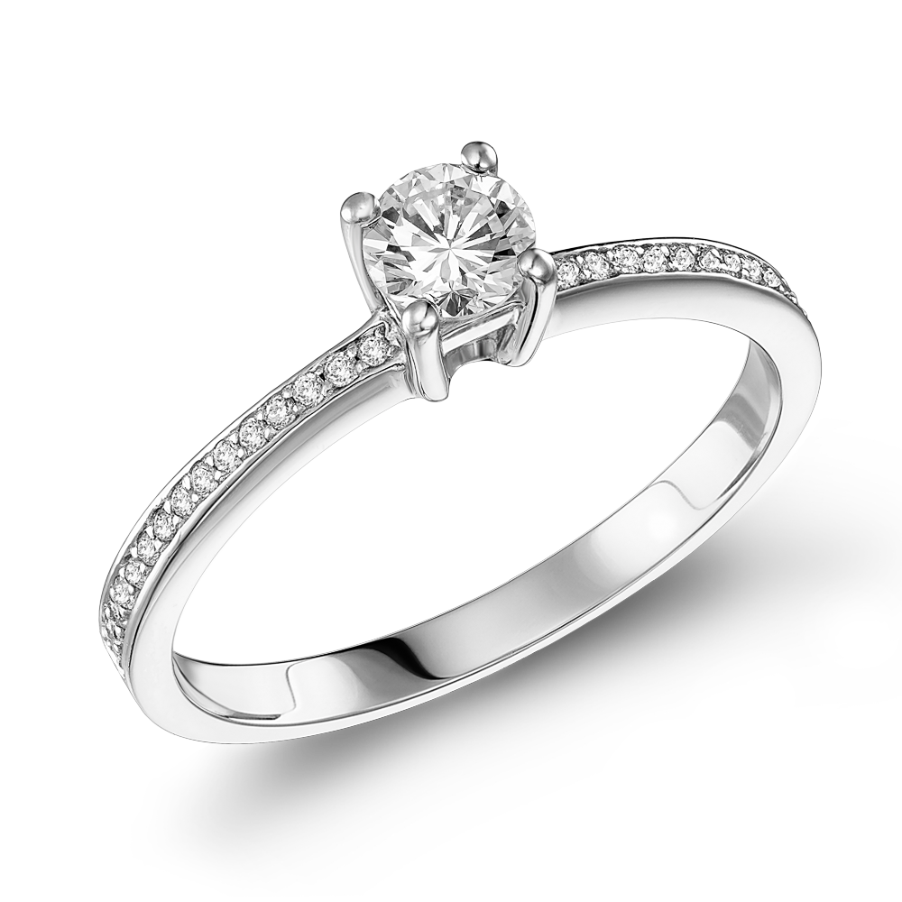 Μονόπετρο με Διαμάντια 