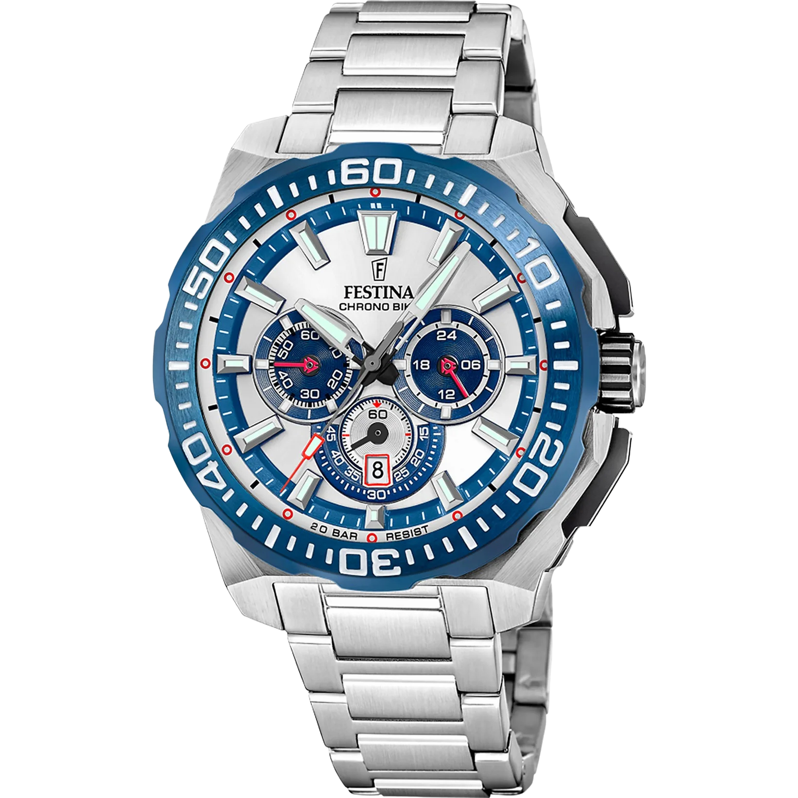 FESTINA Chronograph Silver Ανδρικό Ρολόι 