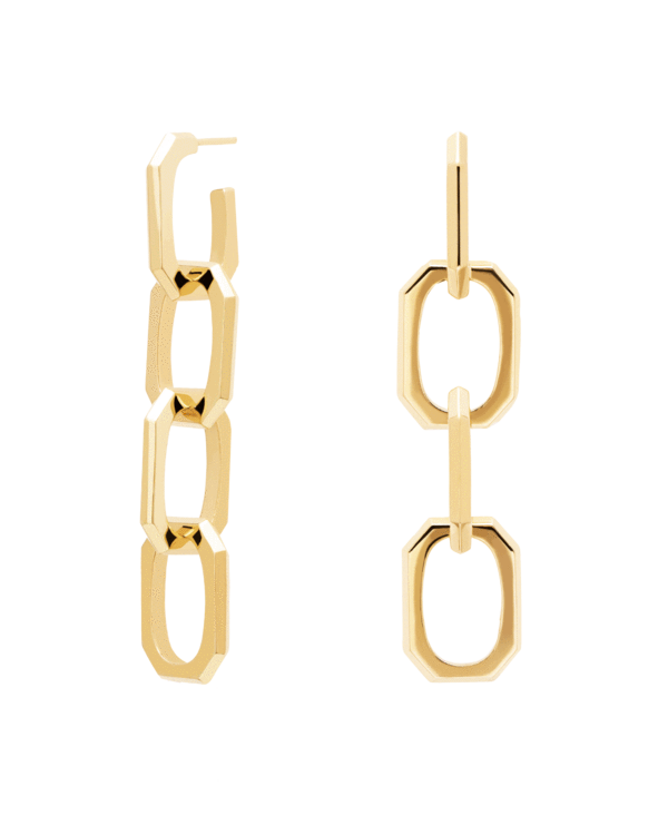 Σκουλαρίκια PDPAOLA SIGNATURE CHAIN GOLD