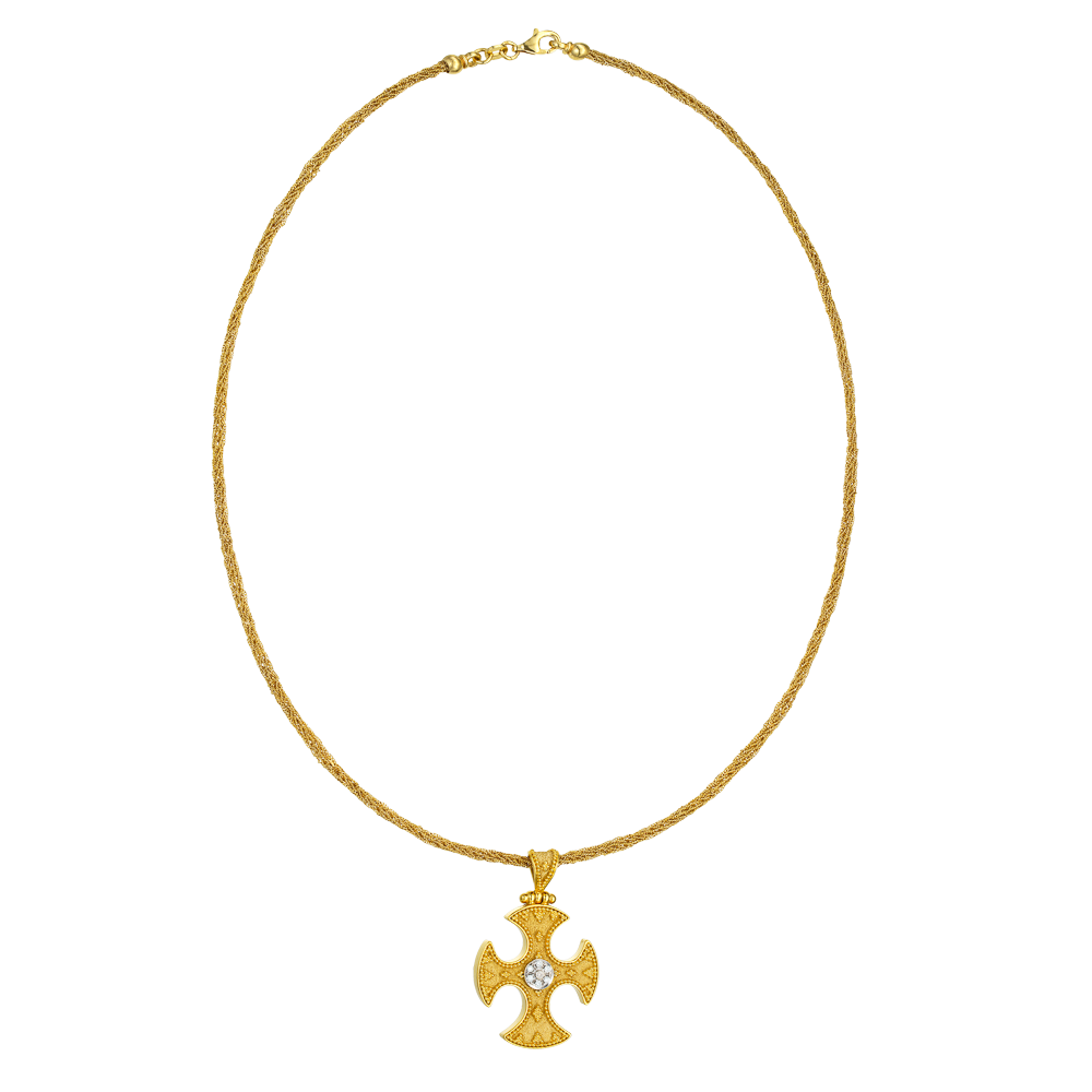 Βυζαντινός Σταυρός με Διαμάντια