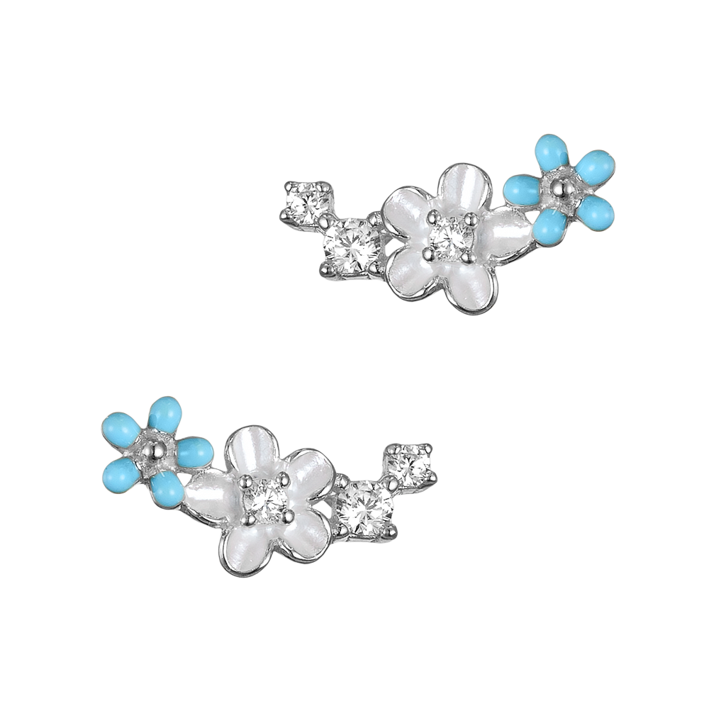 Σκουλαρίκια Παιδικά με Λουλούδια