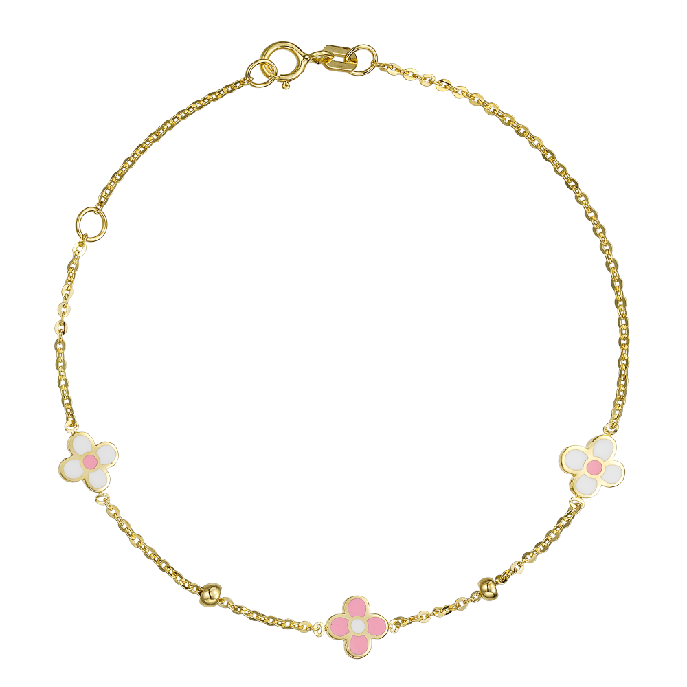 Παιδικό Βραχιόλι με Λουλούδια