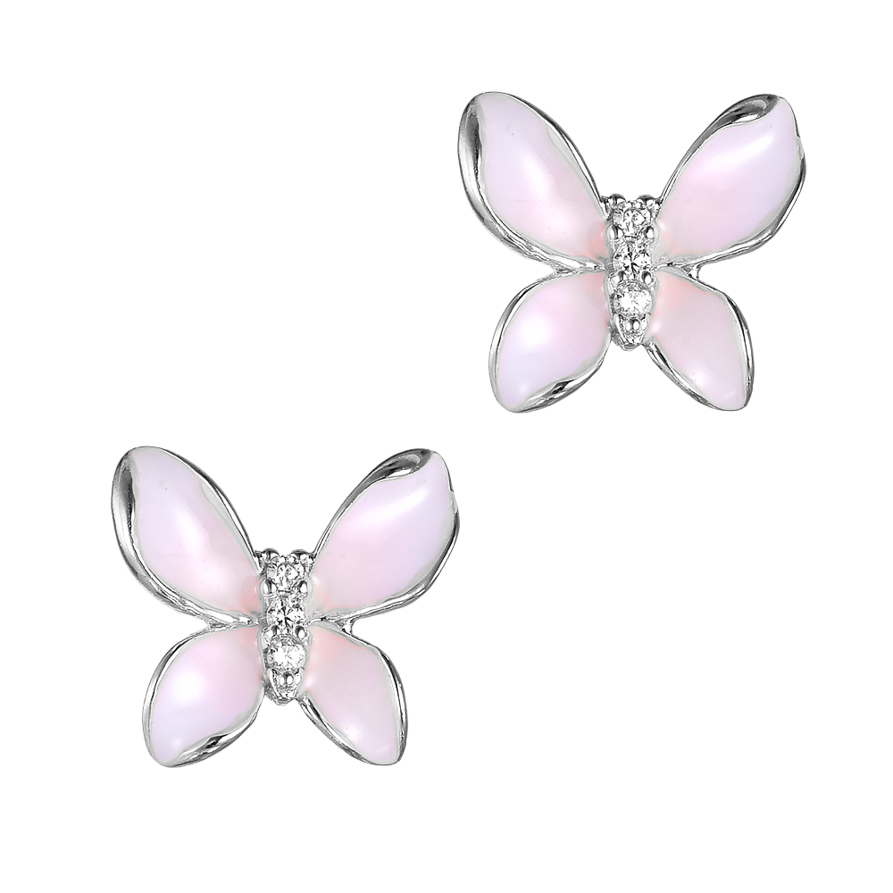 Σκουλαρίκια Παιδικά Πεταλούδα