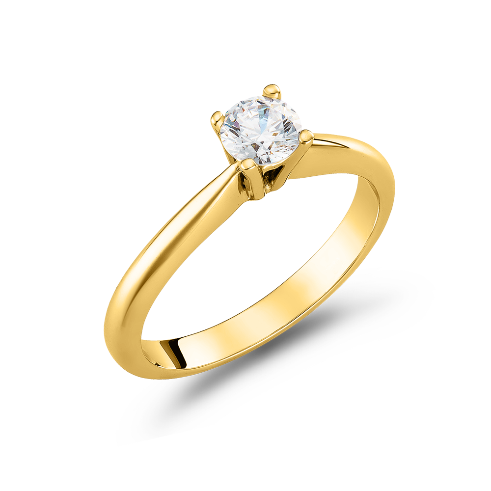 Μονόπετρο με Brilliant Cut 0.40ct Διαμάντι