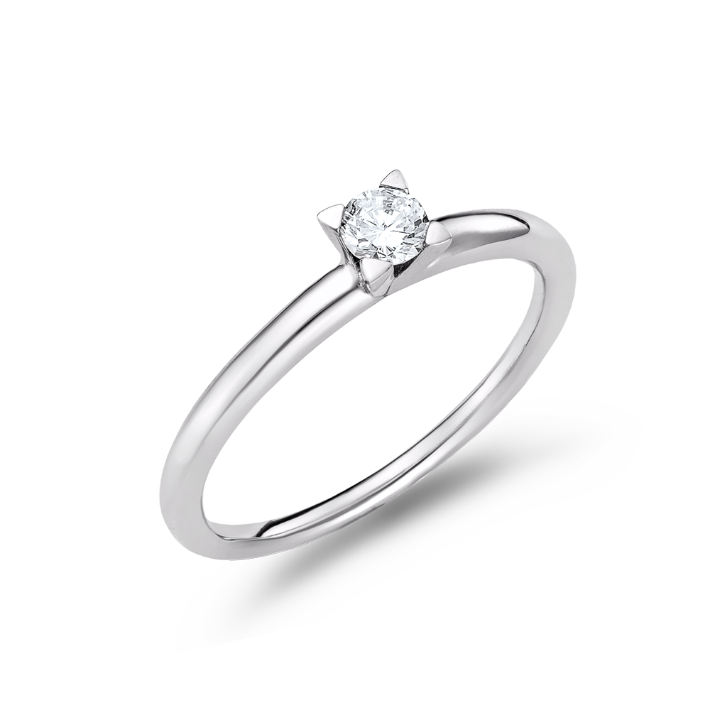 Μονόπετρο με 0.19ct Διαμάντι 