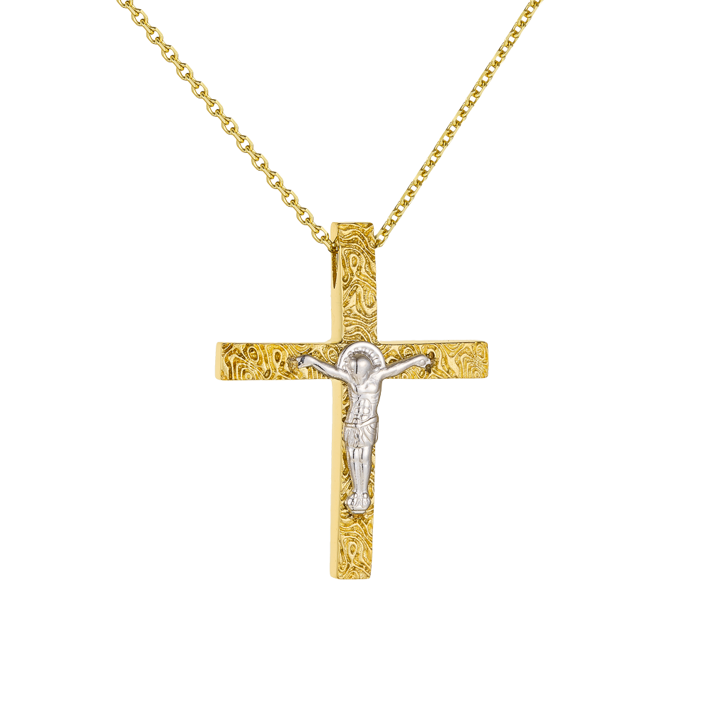 Ανδρικός Σταυρός με Εσταυρωμένο 