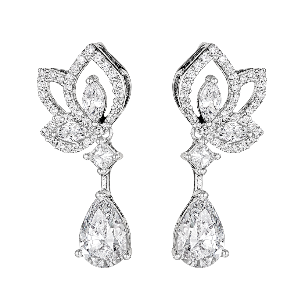 Κρεμαστά Σκουλαρίκια Γάμου