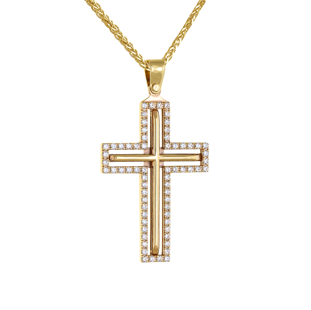 Γυναικείος Σταυρός 14 Καρατίων 