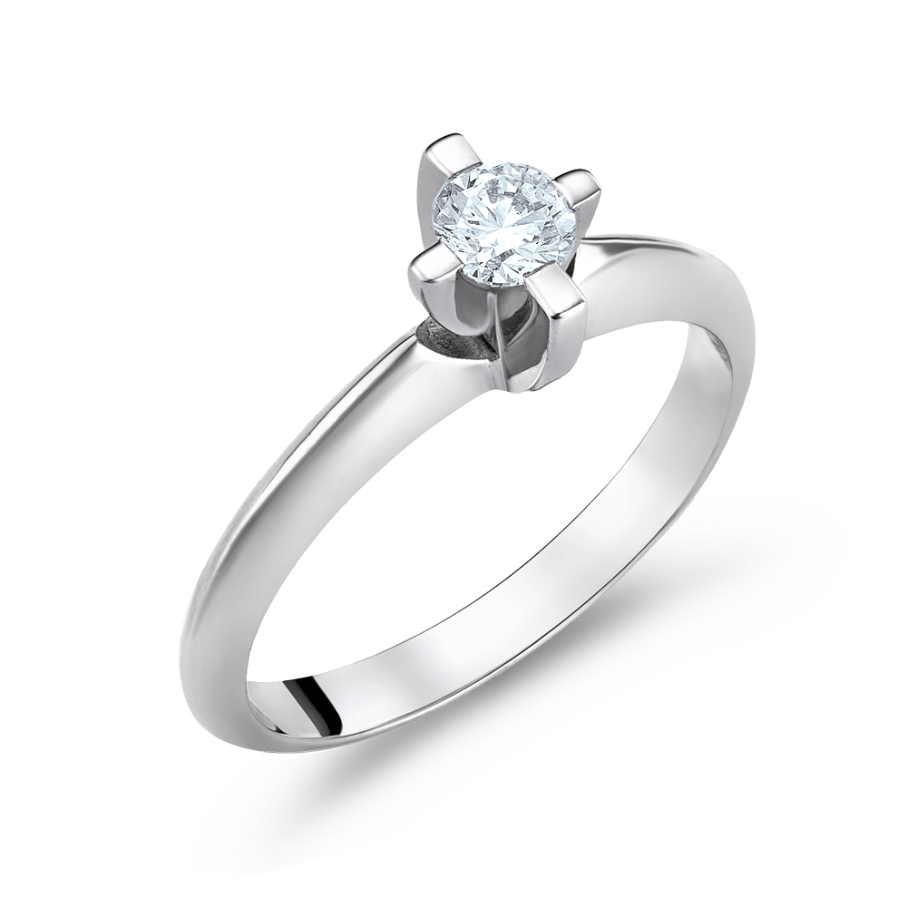 Μονόπετρο Φανουράκη με 0.24ct Διαμάντι 