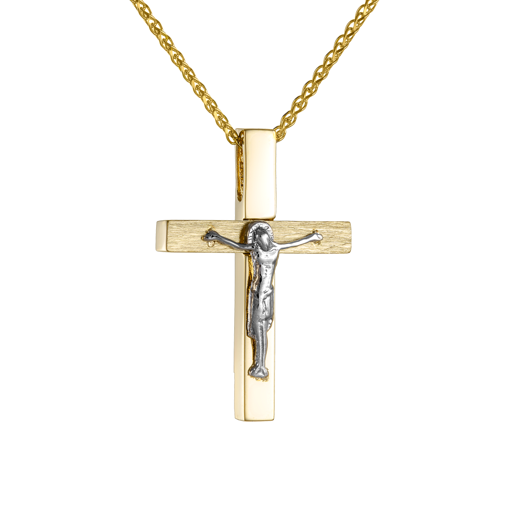 Ανδρικός Σταυρός με Εσταυρωμένο 