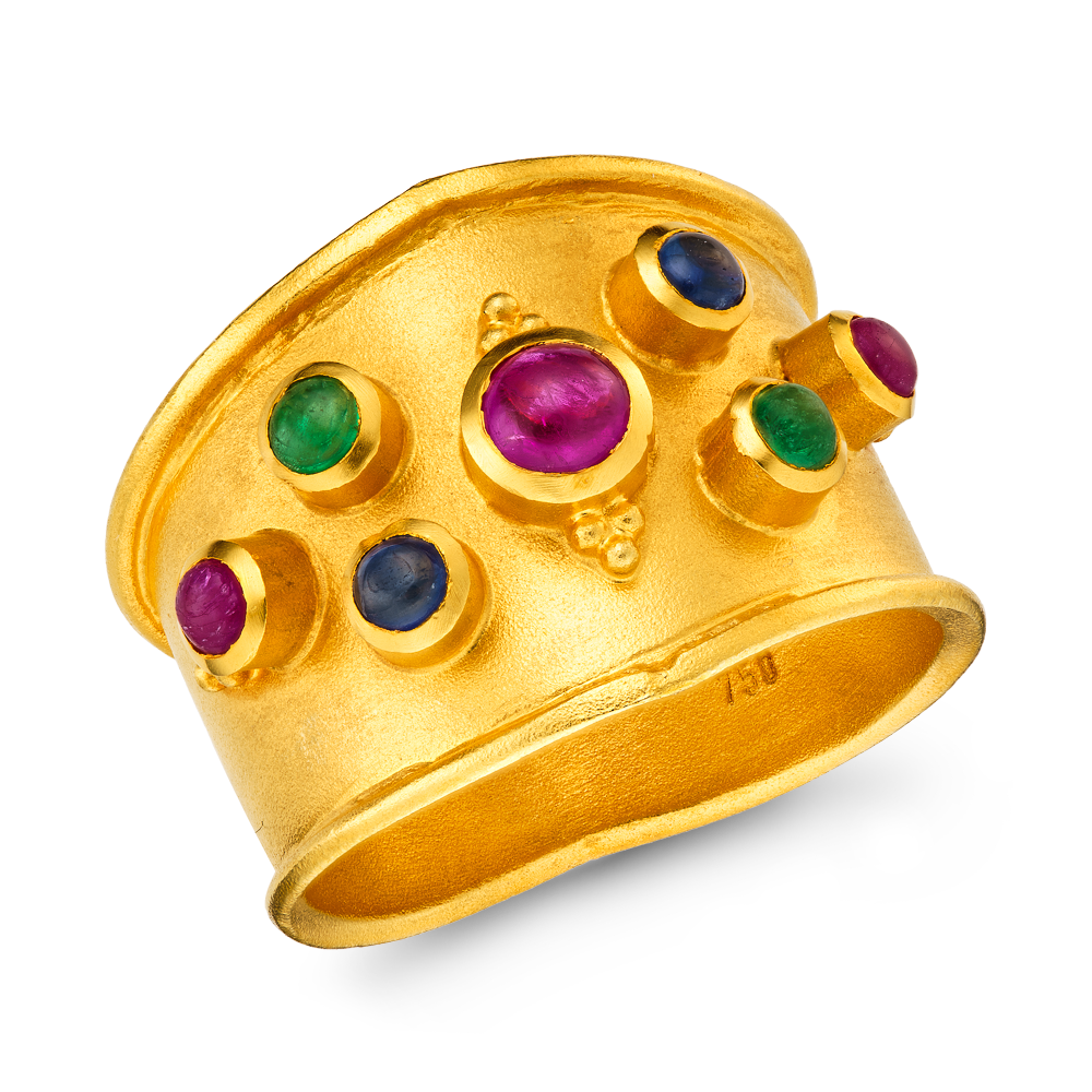 Δαχτυλίδι Χειροποίητο με Πολύτιμες Πέτρες