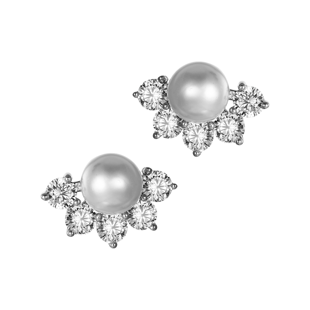 Σκουλαρίκια Γάμου με Μαργαριτάρι