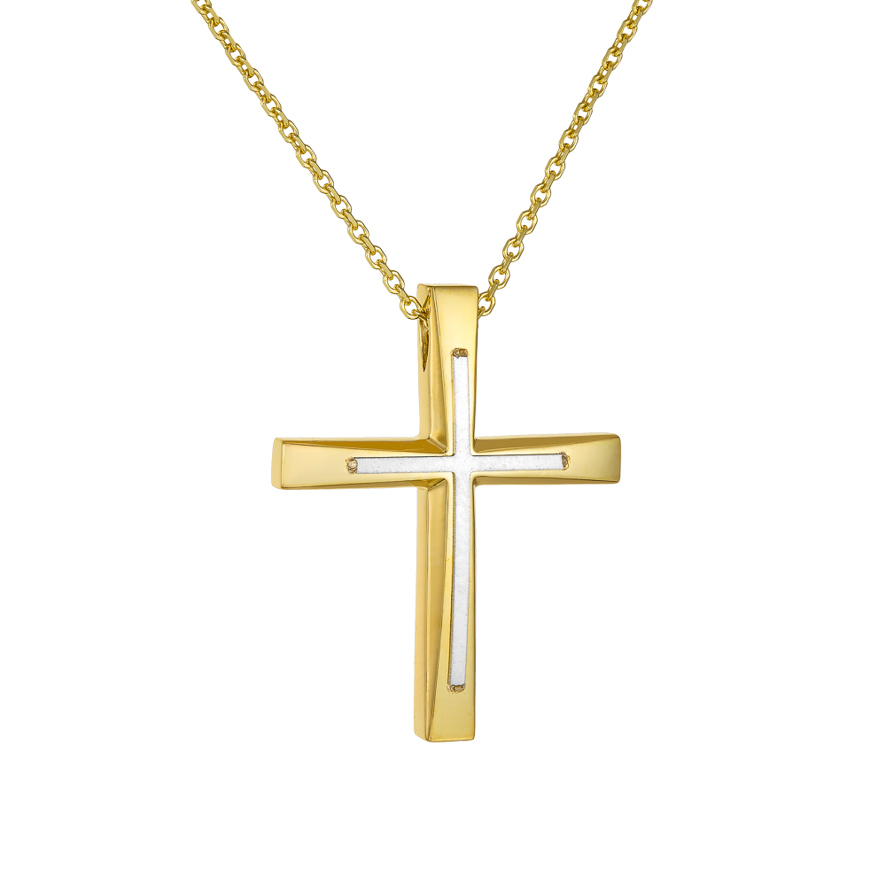 Ανδρικός Σταυρός 14 Καρατίων 