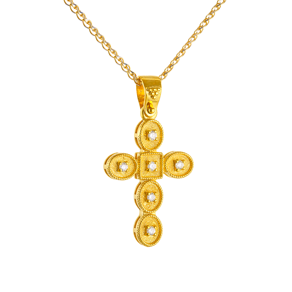 Βυζαντινός Σταυρός με Διαμάντια