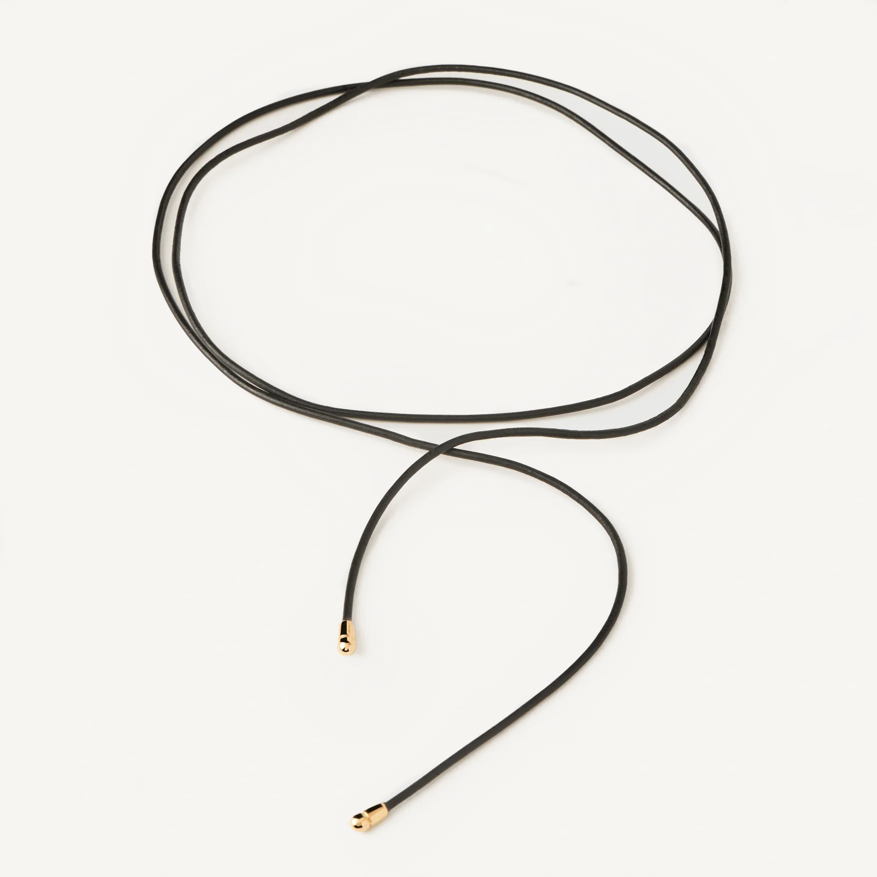 Dana leather bow necklace