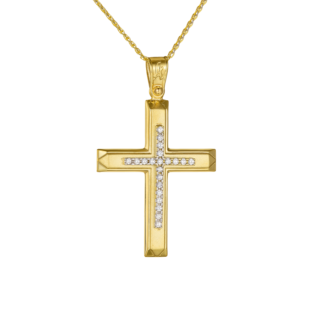 Σταυρός Χρυσός 14 Καρατίων