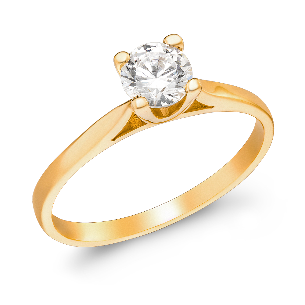 Μονόπετρο Δαχτυλίδι 