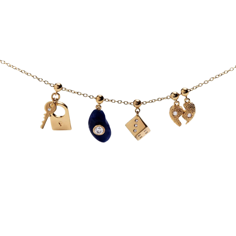 Split Heart Charm
