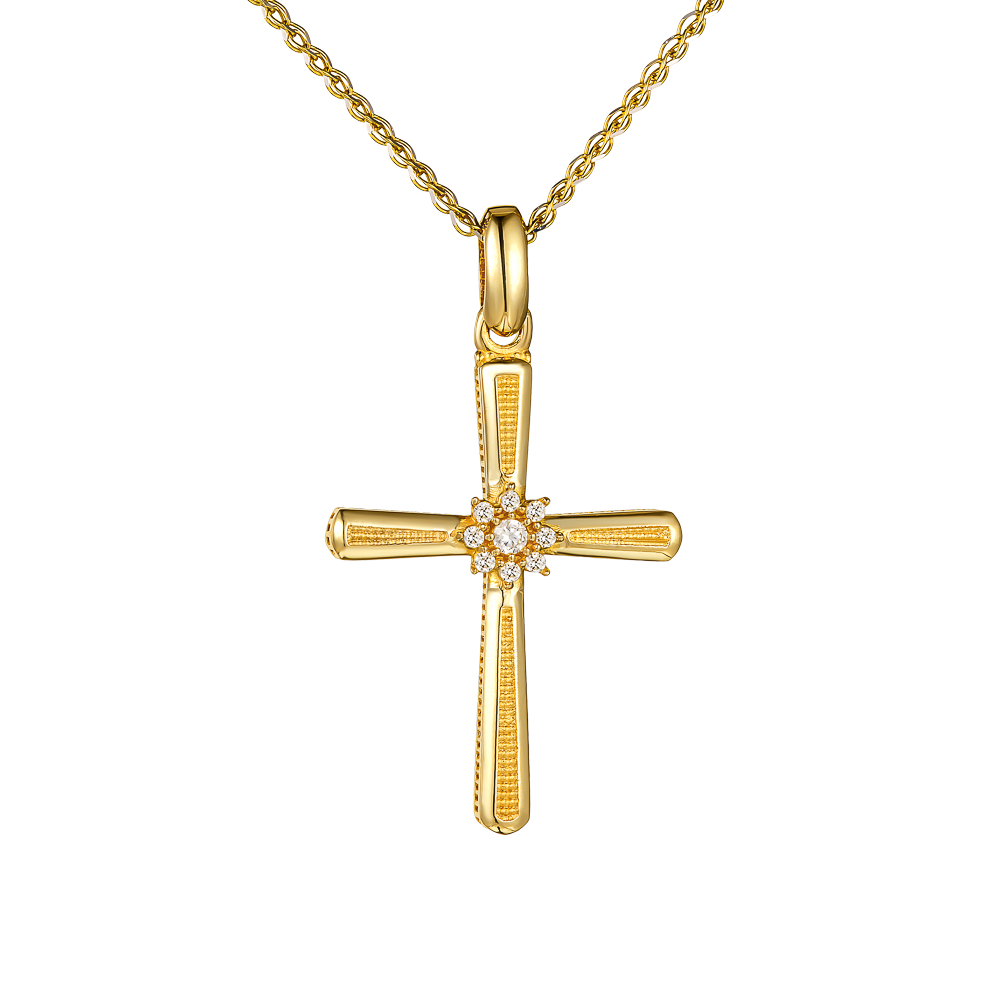 Γυναικείος Σταυρός 14K