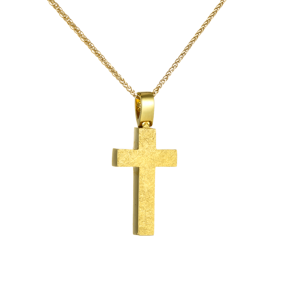 Ανδρικός Σταυρός 14 Καρατίων 