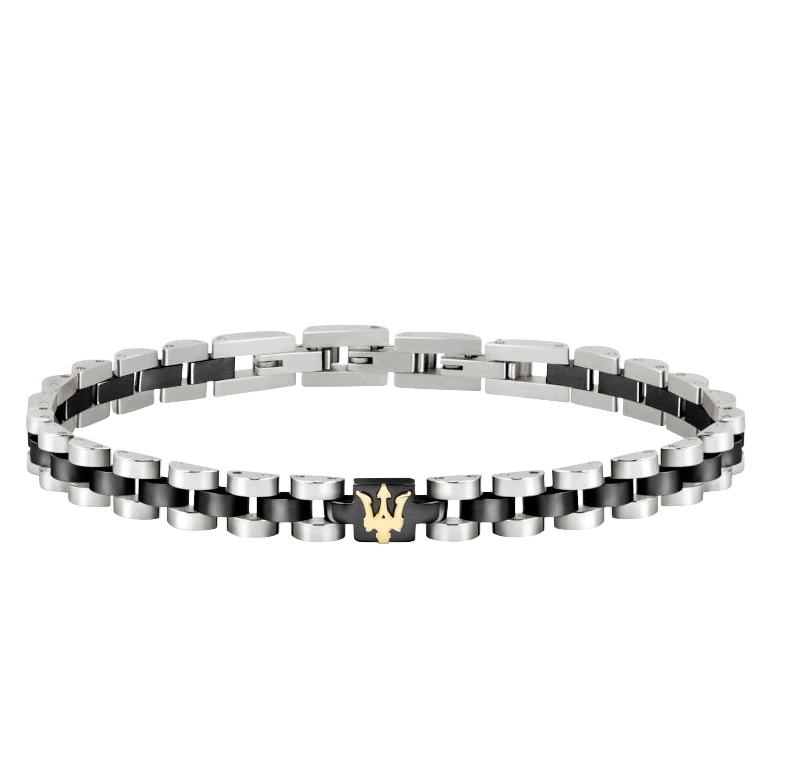 MASERATI ICONIC Δίχρωμο Βραχιόλι Ανδρικό 