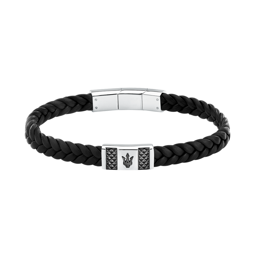 Maserati Ανδρικό Βραχιόλι Μαύρο 