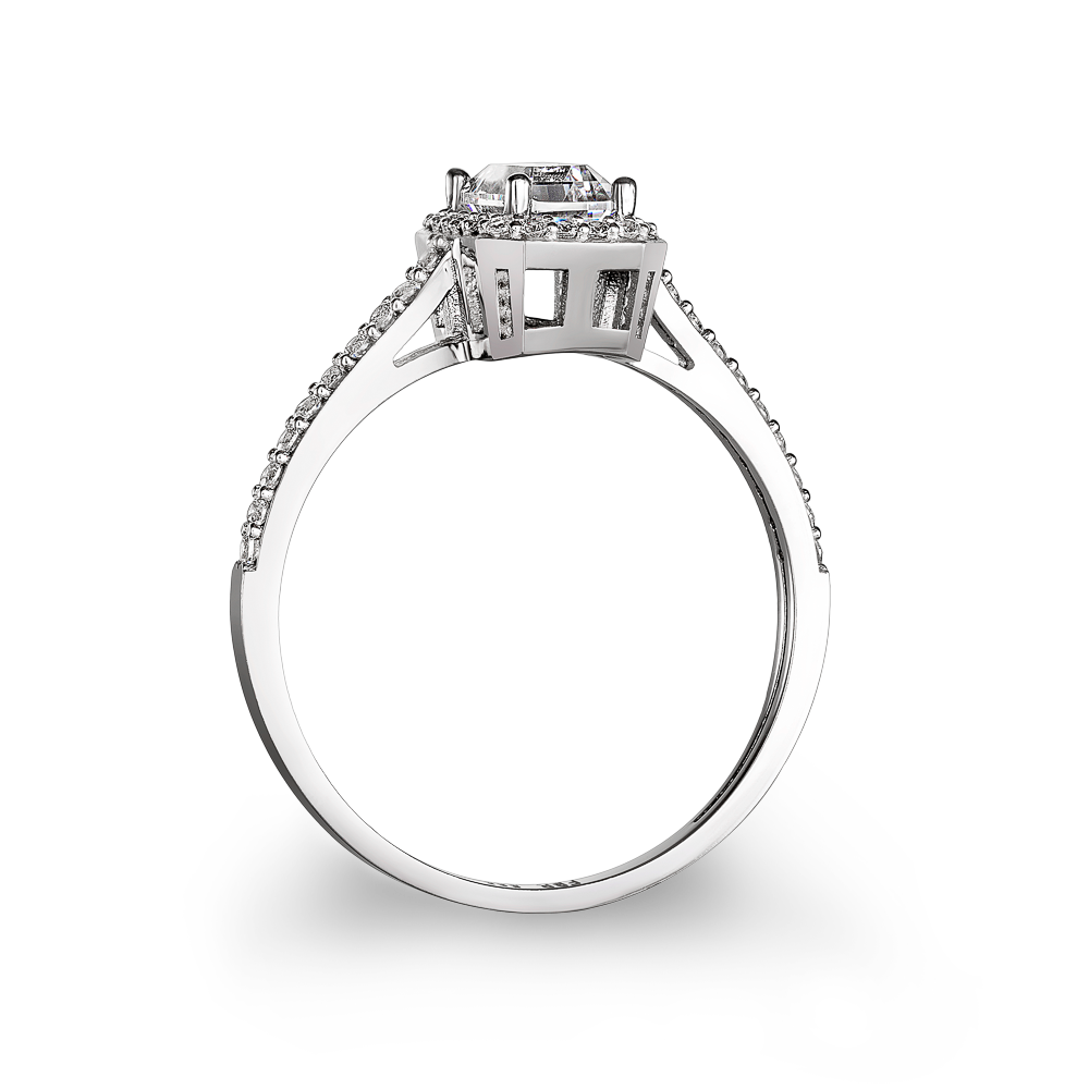 Ροζέτα Emerald Cut 14 Καρατίων