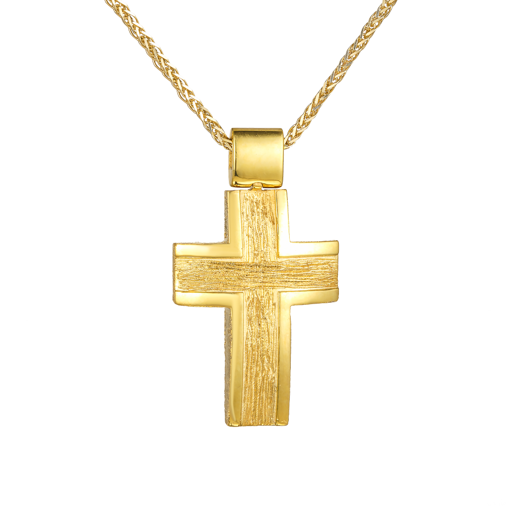 Σταυρός Χειροποίητος 18 Καρατίων