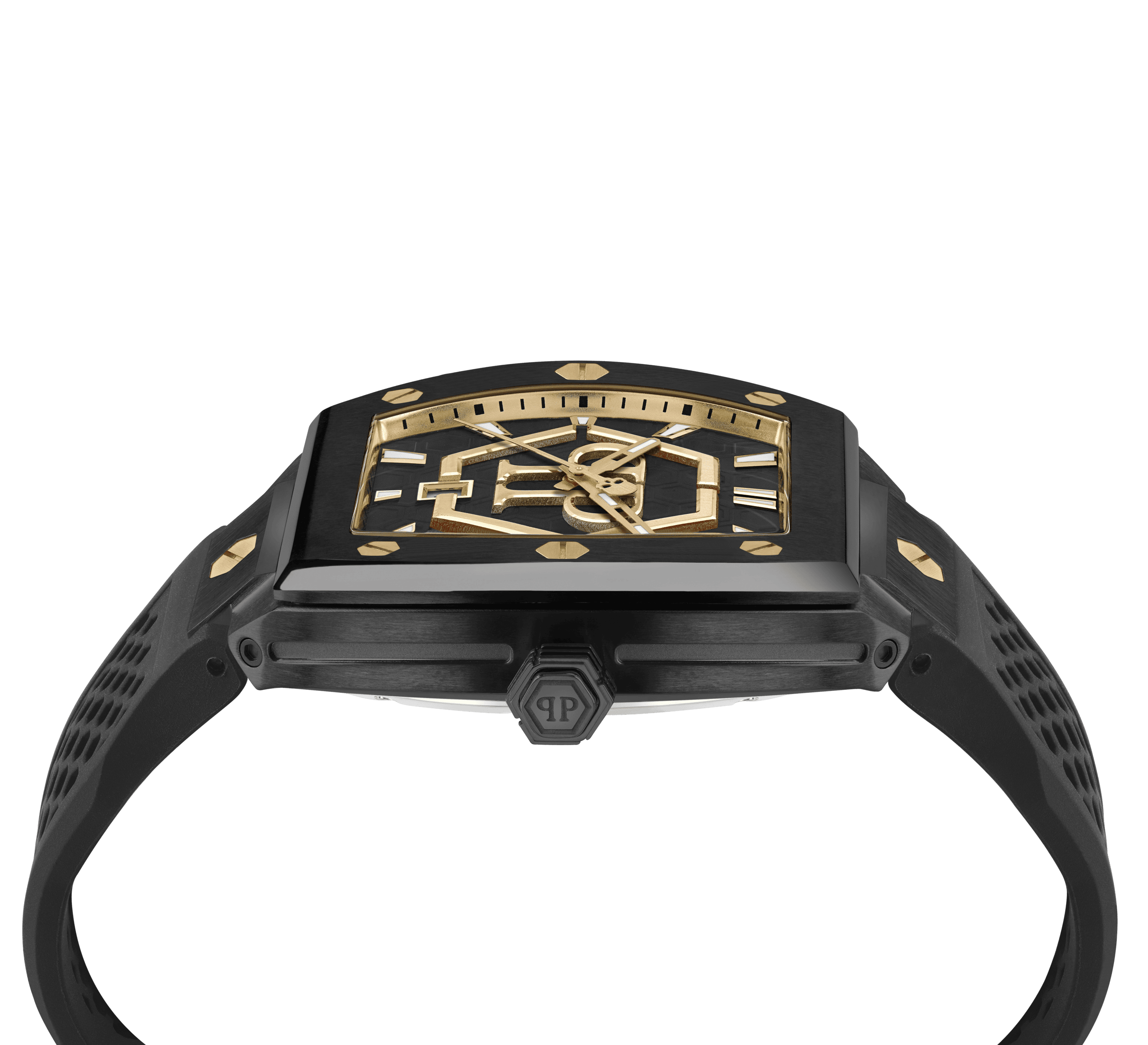 PHILIPP PLEIN THE HEXAGON PHANTOM GOLD BLACK