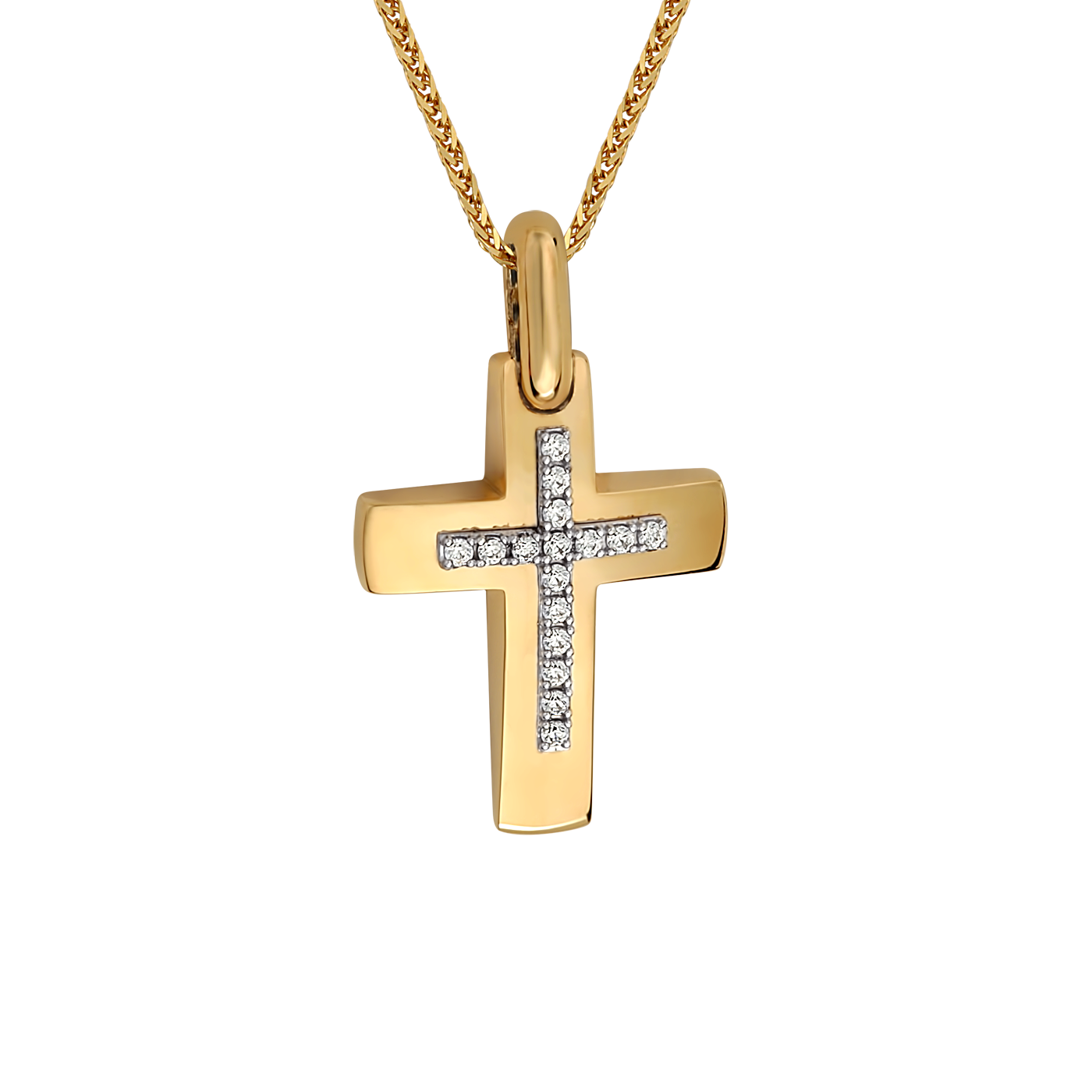  Γυναικείος Σταυρός Διπλής Όψεως 