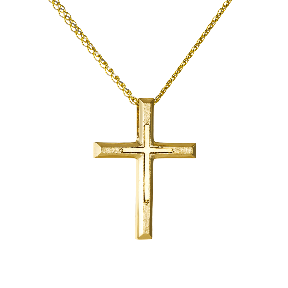 Βαπτιστικός Σταυρός 14 Καρατίων 