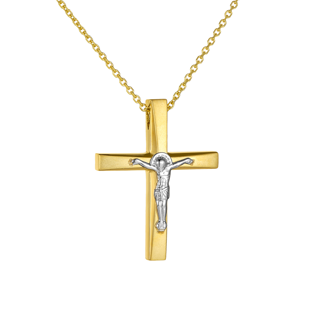 Ανδρικός Σταυρός με Εσταυρωμένο 