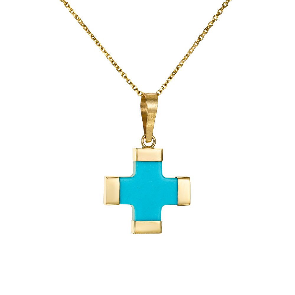 Σταυρουδάκι Τιρκουάζ