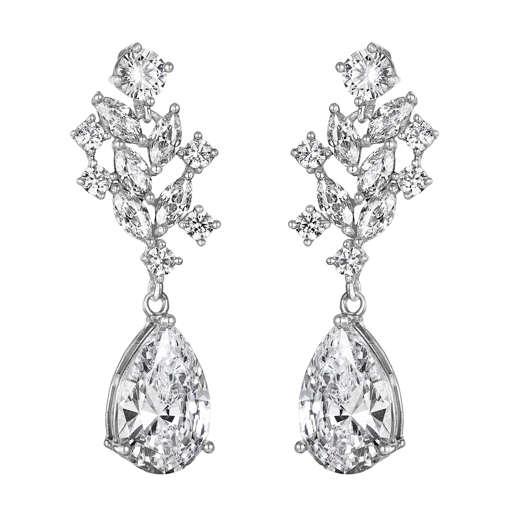 Κρεμαστά Σκουλαρίκια Γάμου